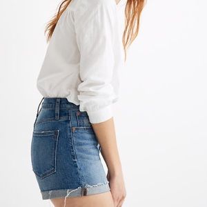 Madewell high rise shorts. 28”. Malden Wash.